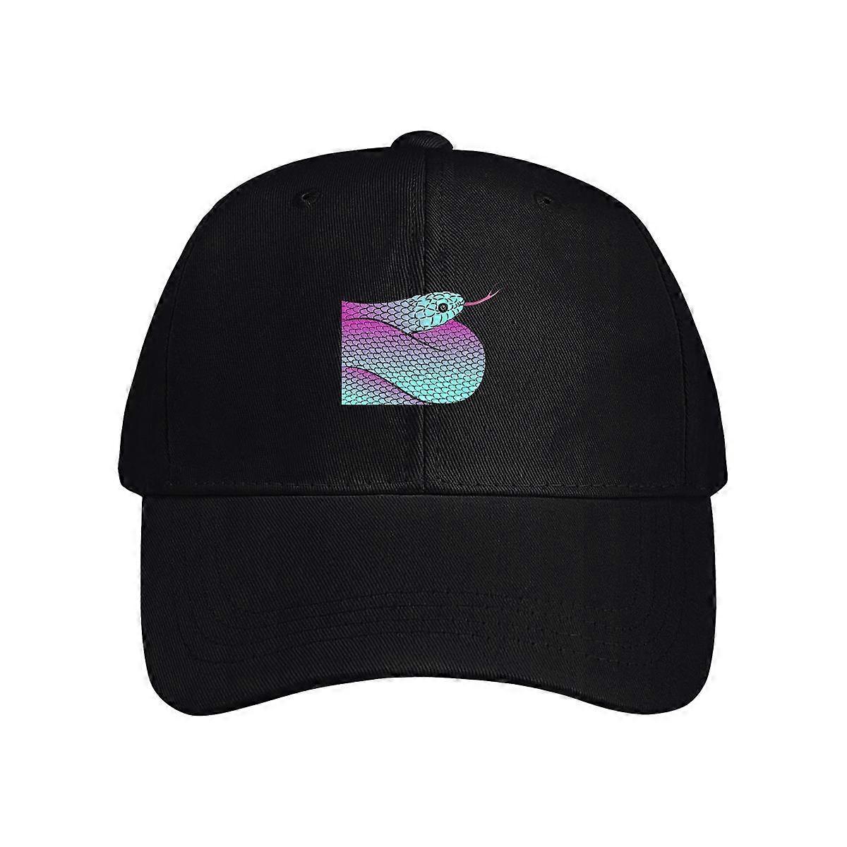 Gradient Colored Snake Baseball Cap