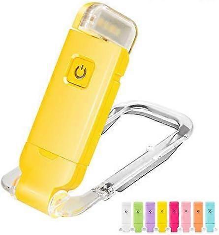 Reading Light, Rechargeable Book Light for Reading in Bed, Clip-on LED Reading Light Eye-Care Ultralight Bookmark Lamp for Book Lover