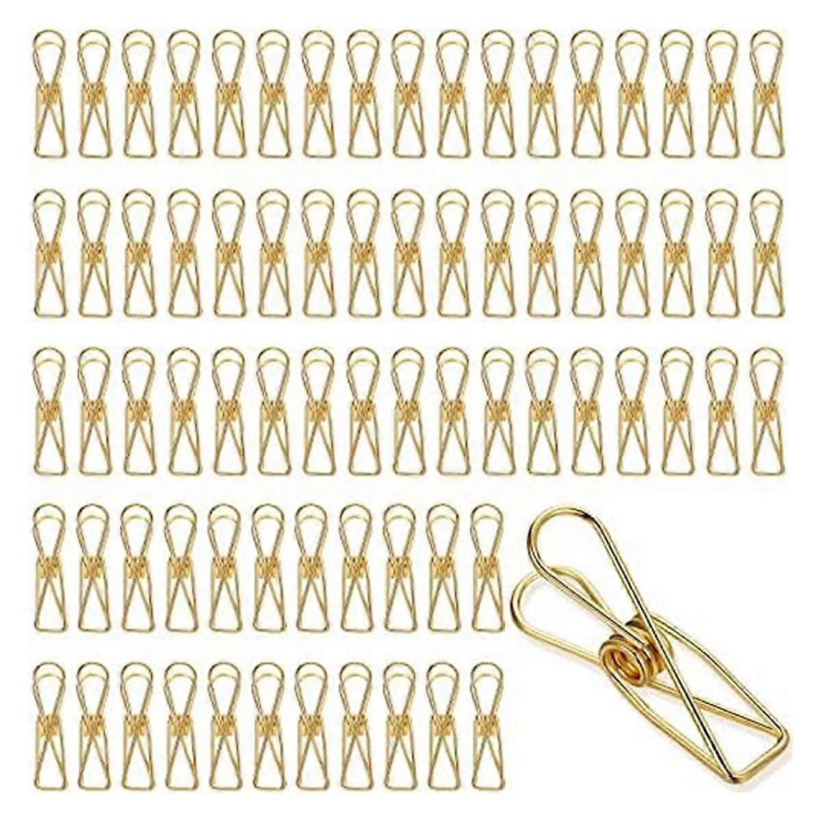 Clips Metal Wire Hollow Out Clips Multi Utility Clips Invoice Bill Paper Clips Hanging Clothes Pins