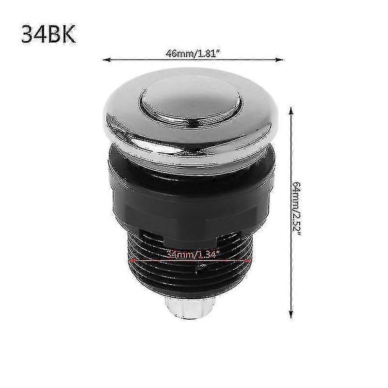 Air Pressure Switch On Off Push Button For Bathtub Garbage Disposal Whirlpool