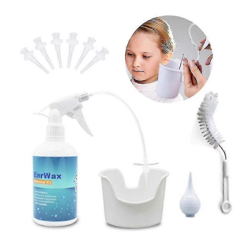 Ear Ear Wax Kit Fing System Ear Wax Removal Cleaning Tool Basin