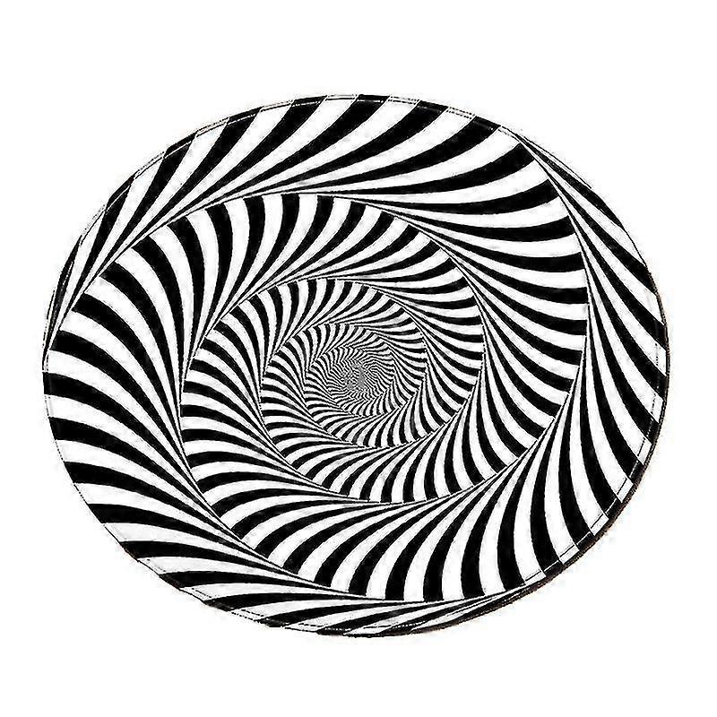 Round Vision Carpet 3d Visual Carpet Floor Mat Home Decoration D
