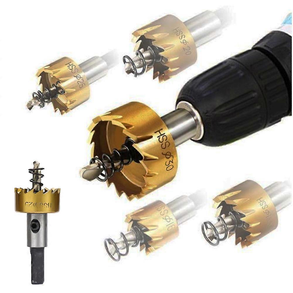 Higher Quality 12-60 mm High Quality HSS Drill Bit high speed steel Hole Saw for Stainless Aluminum alloy Steel Metal Drill Bits