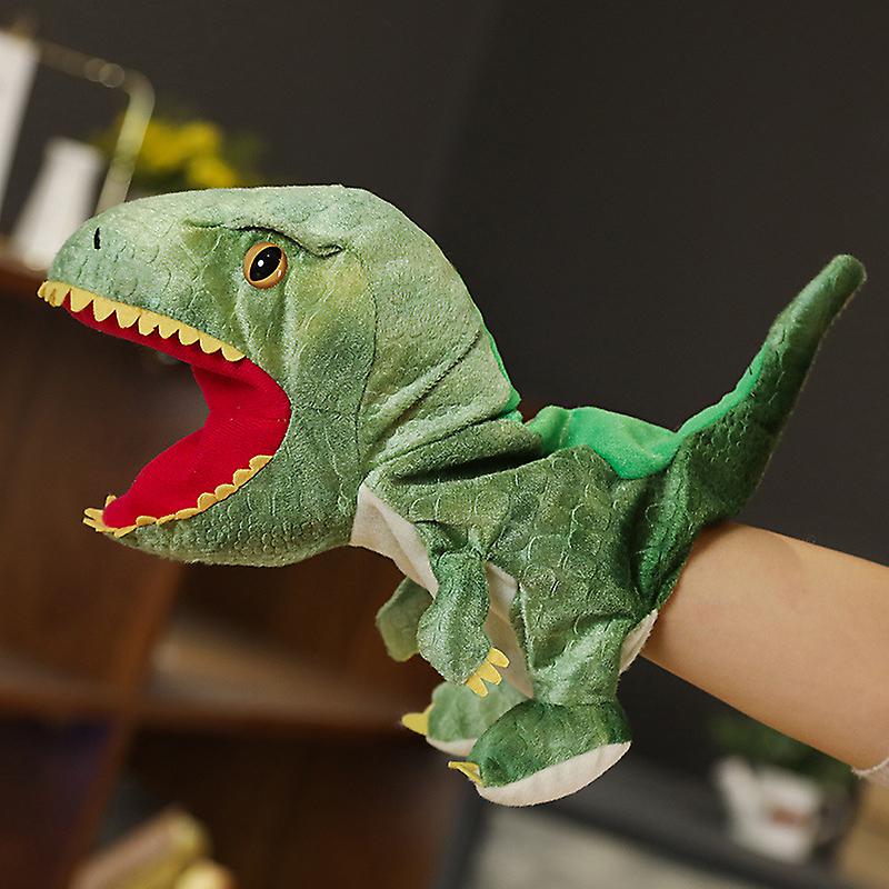 Marionnette Dinosaure En Caoutchouc Souple - Jouet Main Enfant | Réaliste Et Interactive | Cadeau Halloween