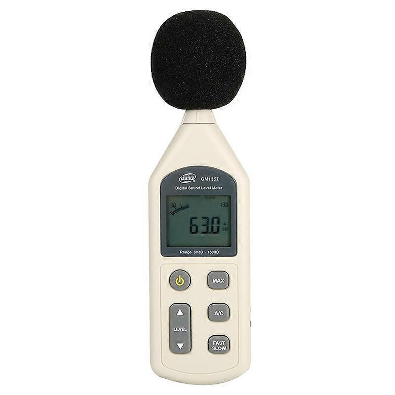 Standard Intelligence Gm1357 Digital Noise Meter A And C Weighted Overload Display Microphone Sound Level