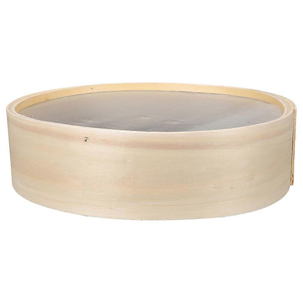 خشبي دقيق المنخل جولة مسحوق الدقيق المغربل المطبخ فول الصويا حليب الترشيح غربال