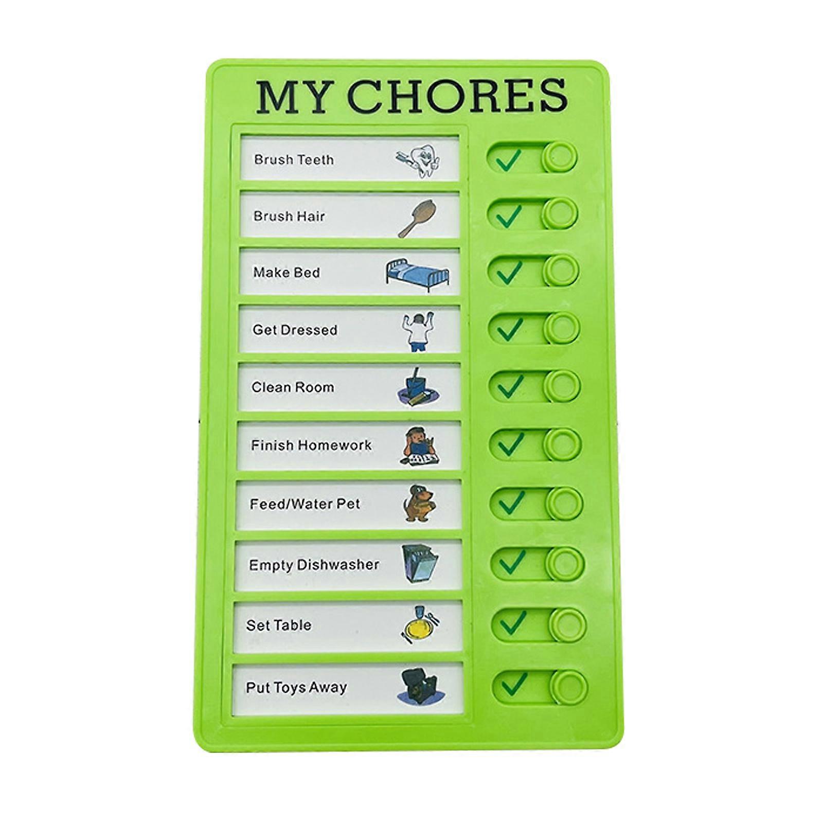 Bester Rabatt 30% Aufgabentabelle für Erwachsene Boards, To Do Liste RV Checkliste Board Portable Chore Neu