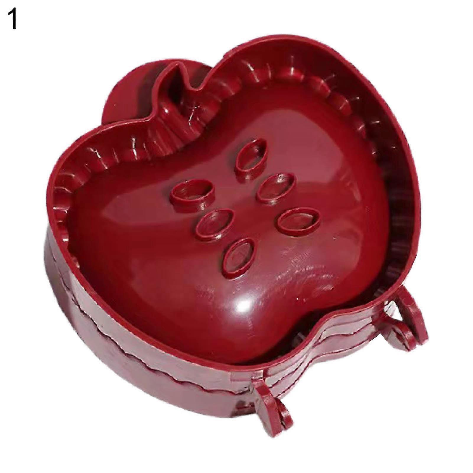 Dessert Mold Clear Pattern Wide Application Plastic Pumpkin Apples Filbert Shape Pie Mold Kitchen Supplies