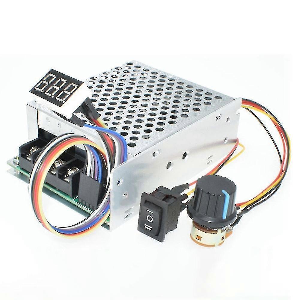Pwm Dc 12/24/36/48v 40a Brushed Motor Positive Reverse Variable Speed Controller