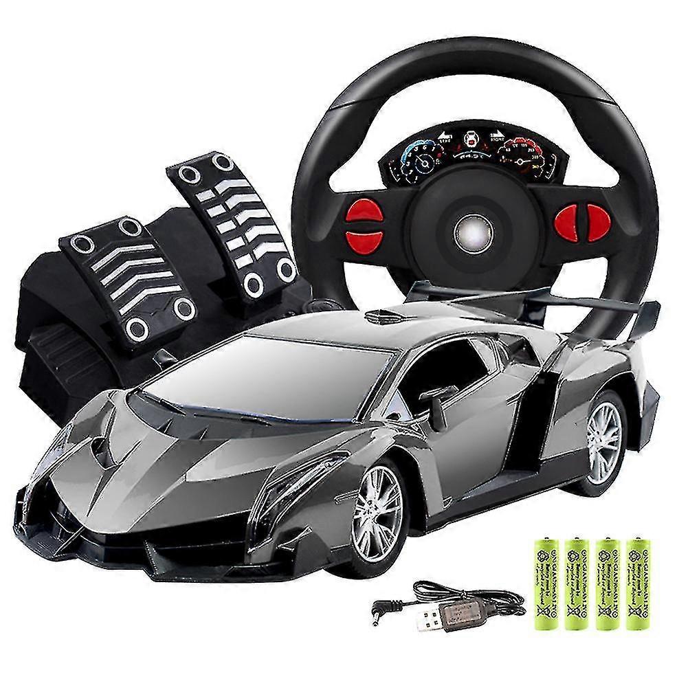 1:12 Remote Control Sports Car Models Steering Wheel Gravity Sensing Four-way Remote Control Racing Car Model Toy