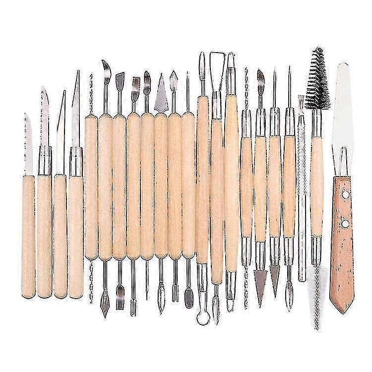 22 Pcs Diy Polymer Clay Carving Tool Polymer Clay Tools Modeling Tools -aya