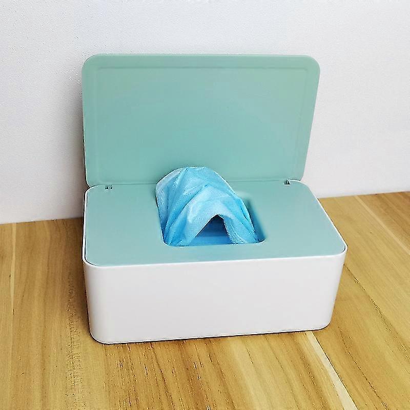 Spot desktop wet tissue box mask sealed wet tissue storage box household dust-proof cover wet tissue