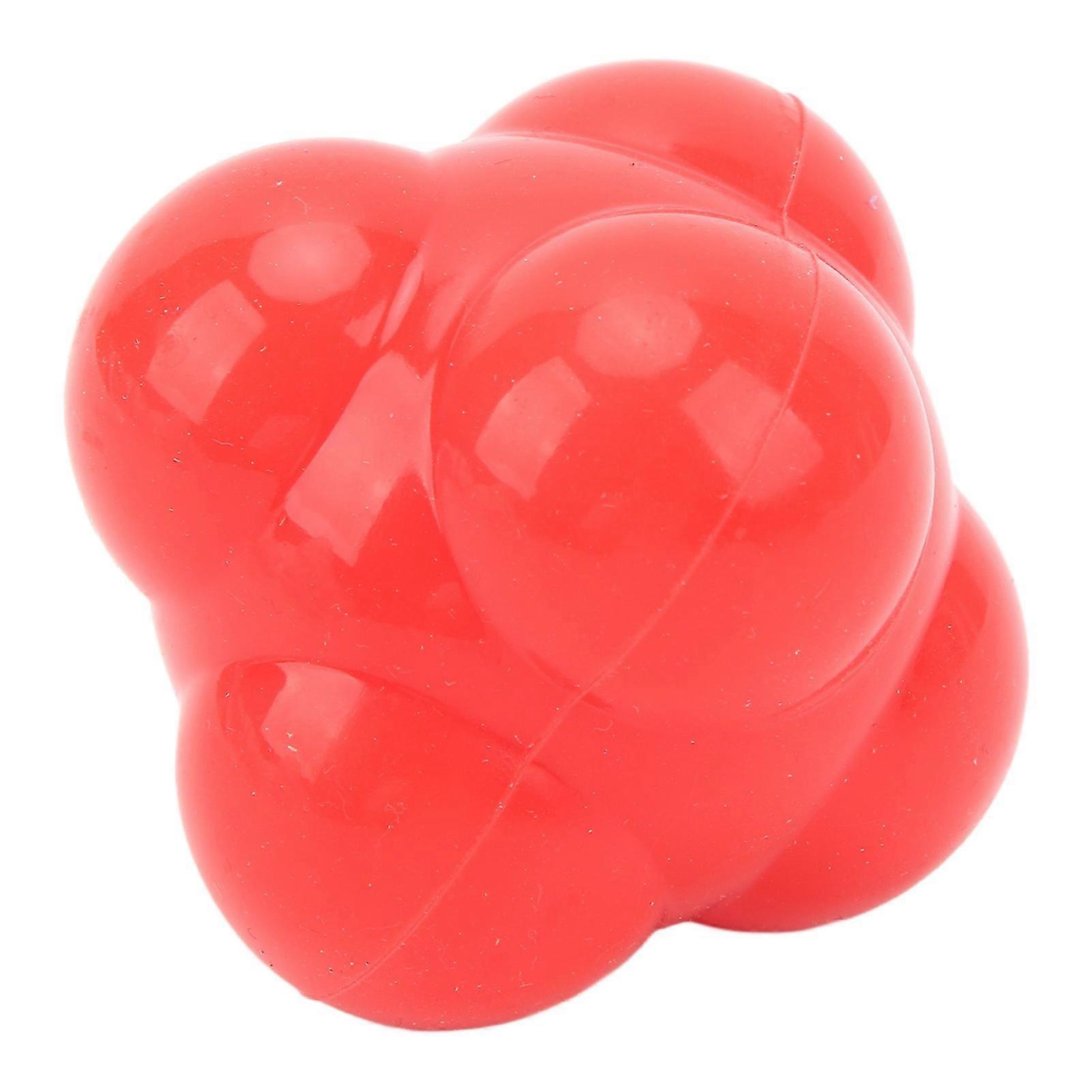 Hand Eye Coordination Reflex Speed Agility Training Equipment - Bounce Reaction Balls for Baseball Soccer Basketball (Red)