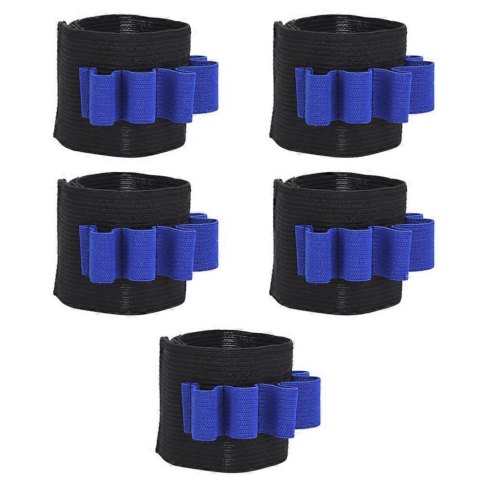 5件EVA软弹玩具战术蓝色腕带配件青少年存储设备