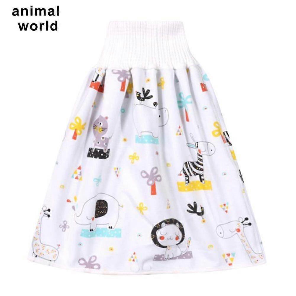 Comfy Children Diaper Skirt Shorts 2 in 1 Waterproof Super Absorbent Leak-proof Washable Baby Diaper