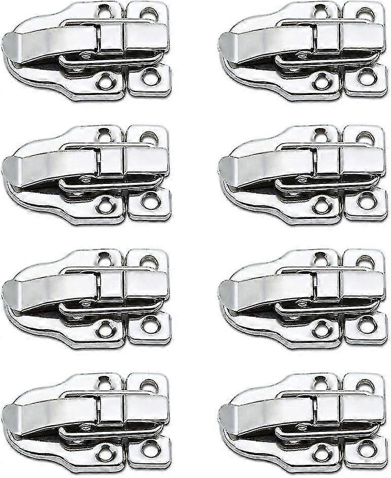 Silver - Set Of 8 Toggle Closures For Cases