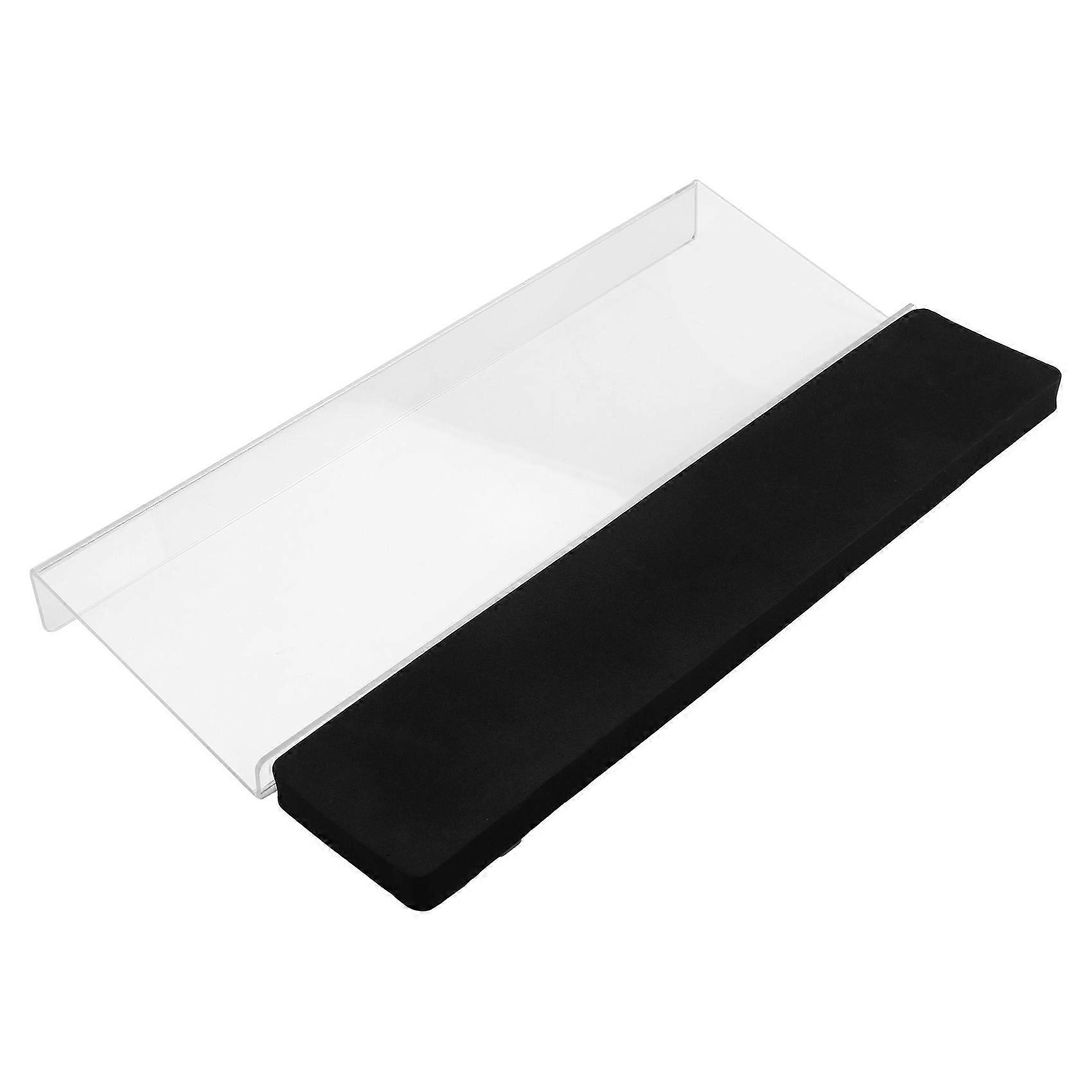 Keyboard Stand and Wrist Pad, Tilted Keyboard Riser with Wrist Rest, Ergonomic Office Desk Part for
