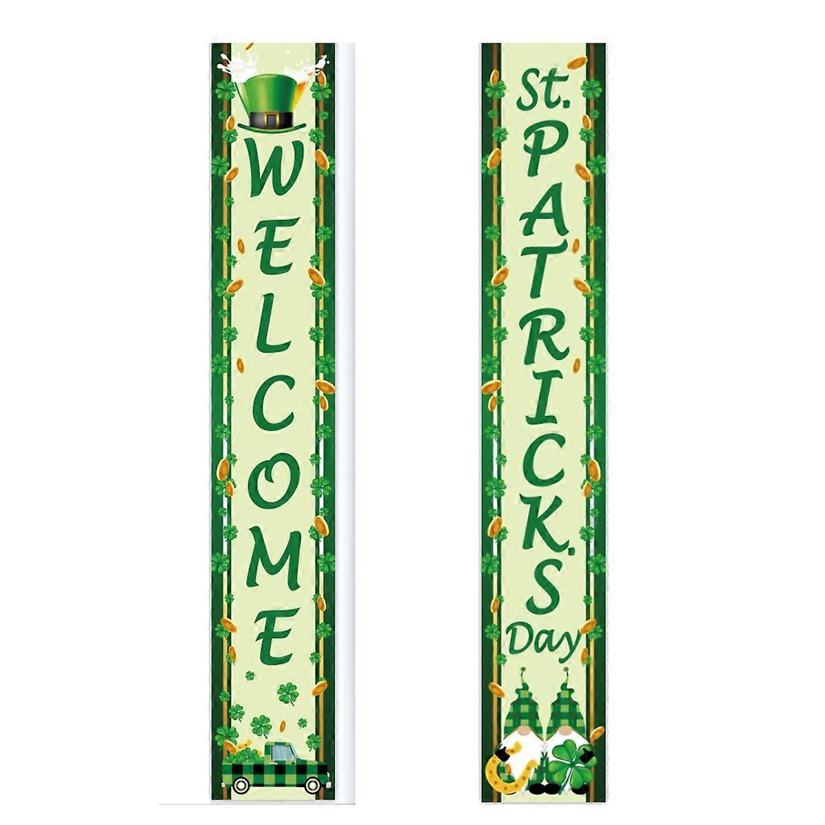 Irish Fest Banner Duo - St. Patrick's Day Green Joy