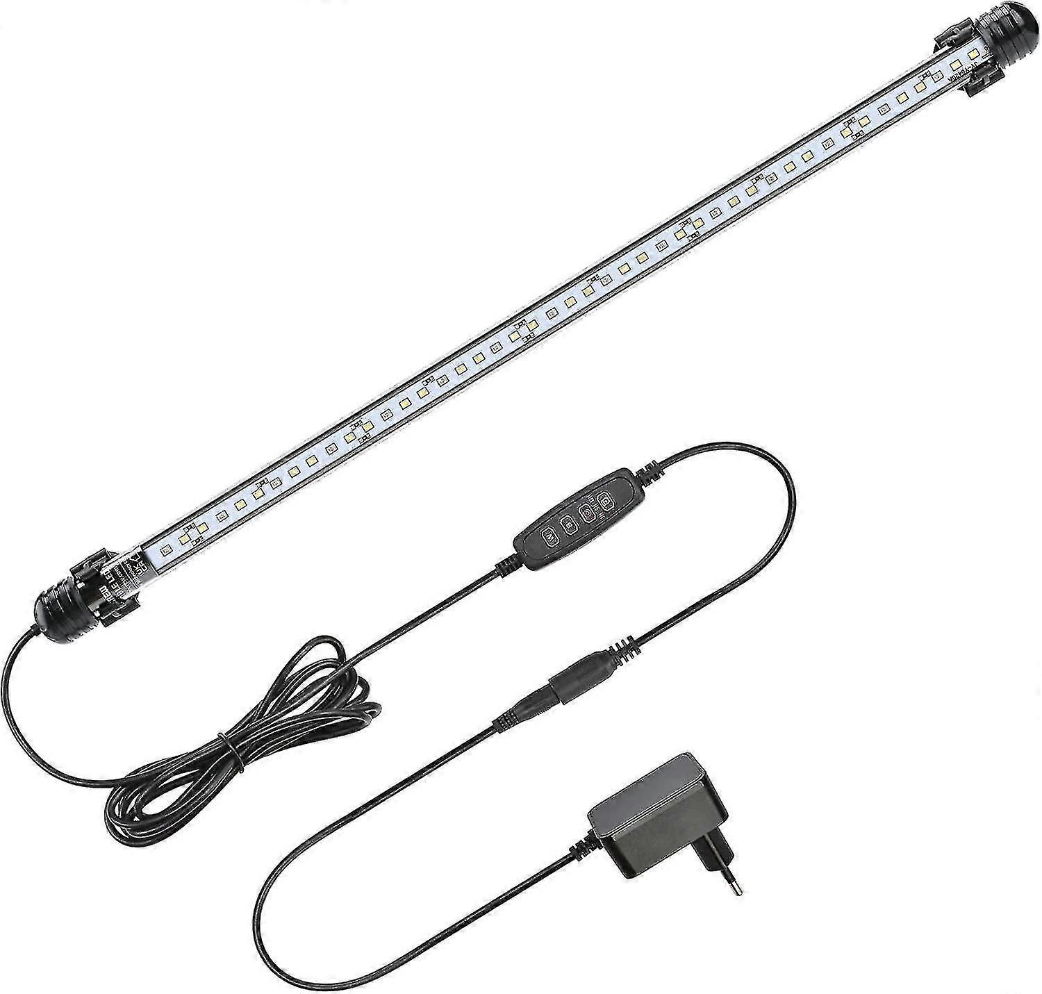 Led Aquarium Light With Timer Function, Submersible White And Blue Light, Adjustable Lighting For Fish Tank, 4w, 230 Lm