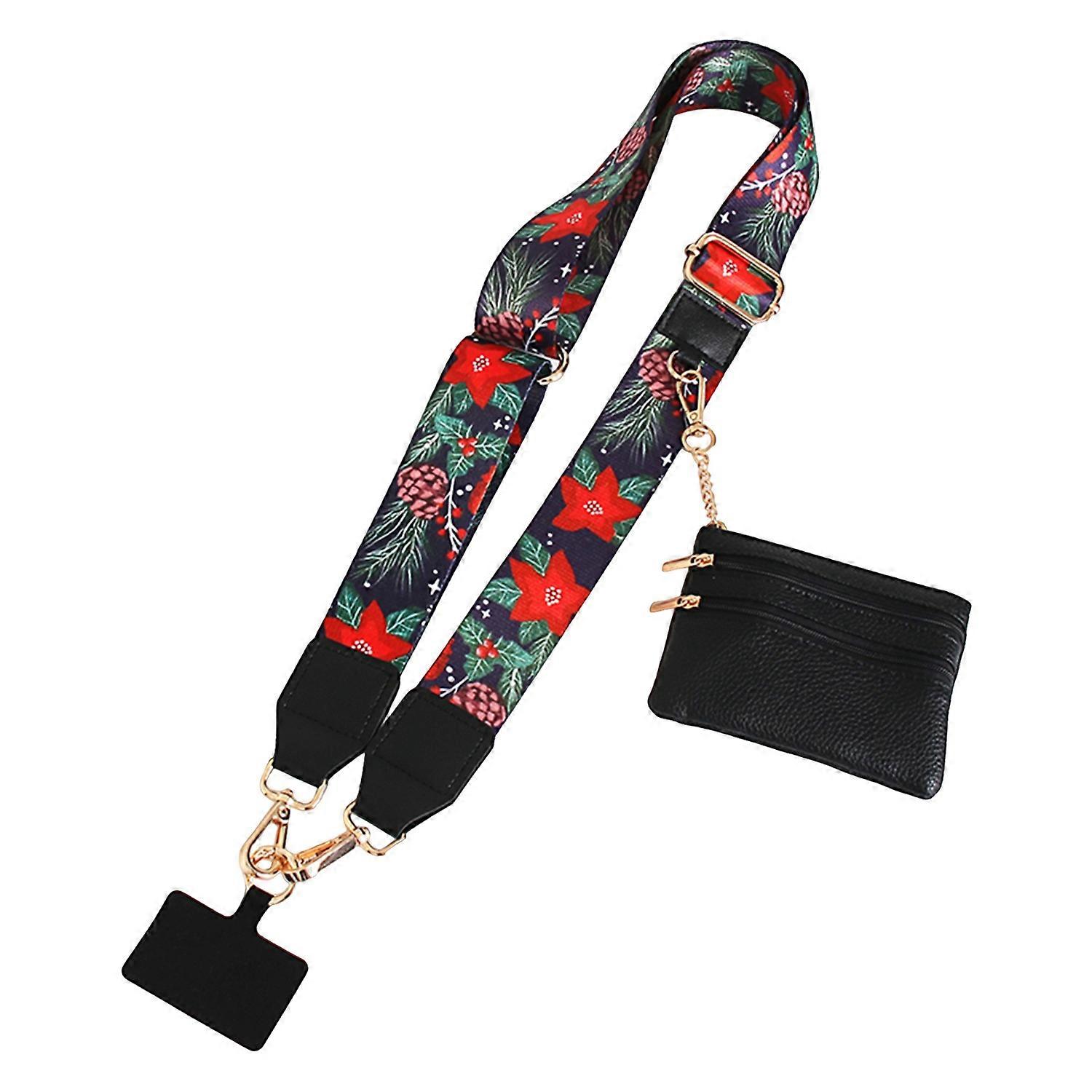 Adjustable Phone Lanyard with Zipper Wallet Pouch Crossbody Strap for Phone And Wallet Universal