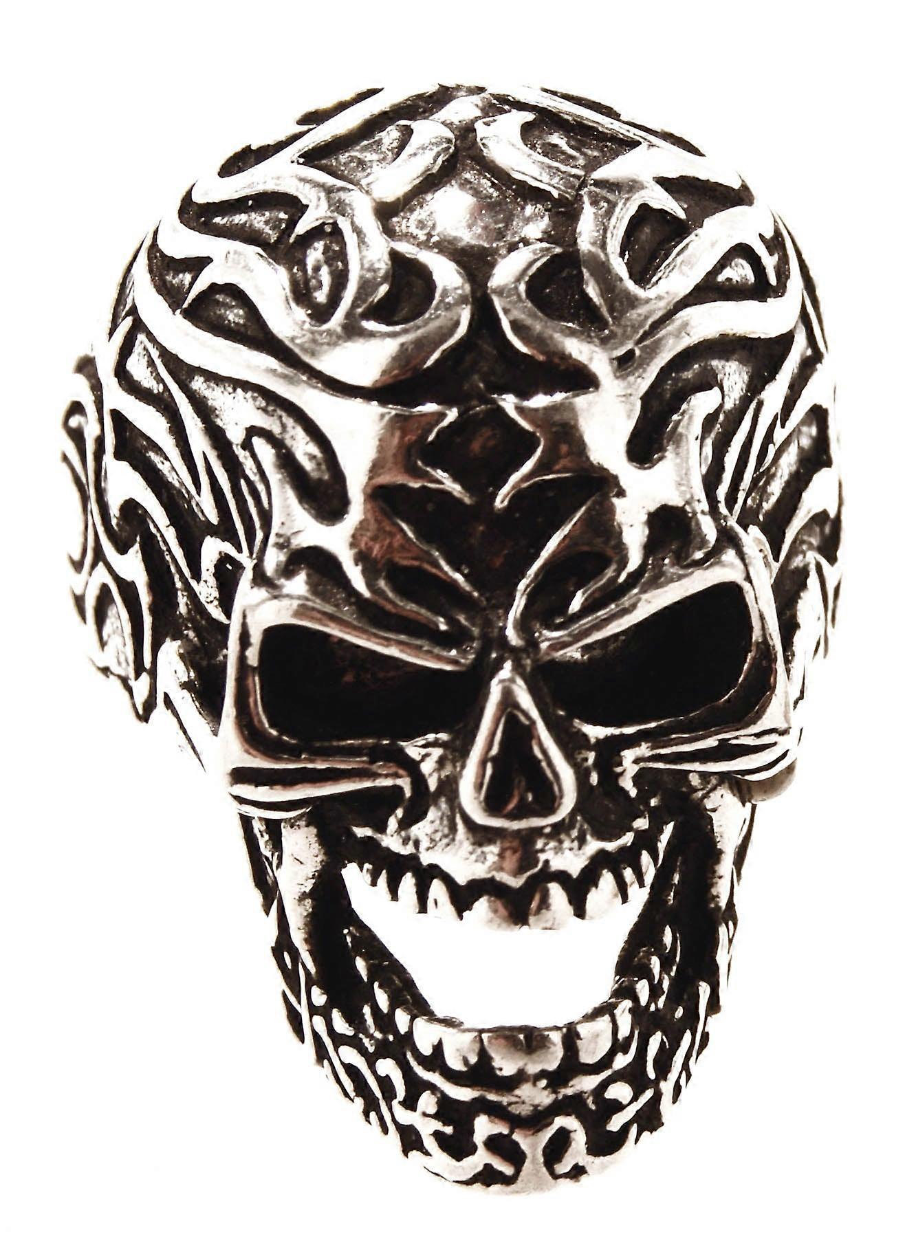 Ring Skull, Size 60-74 (tk7) - Silver