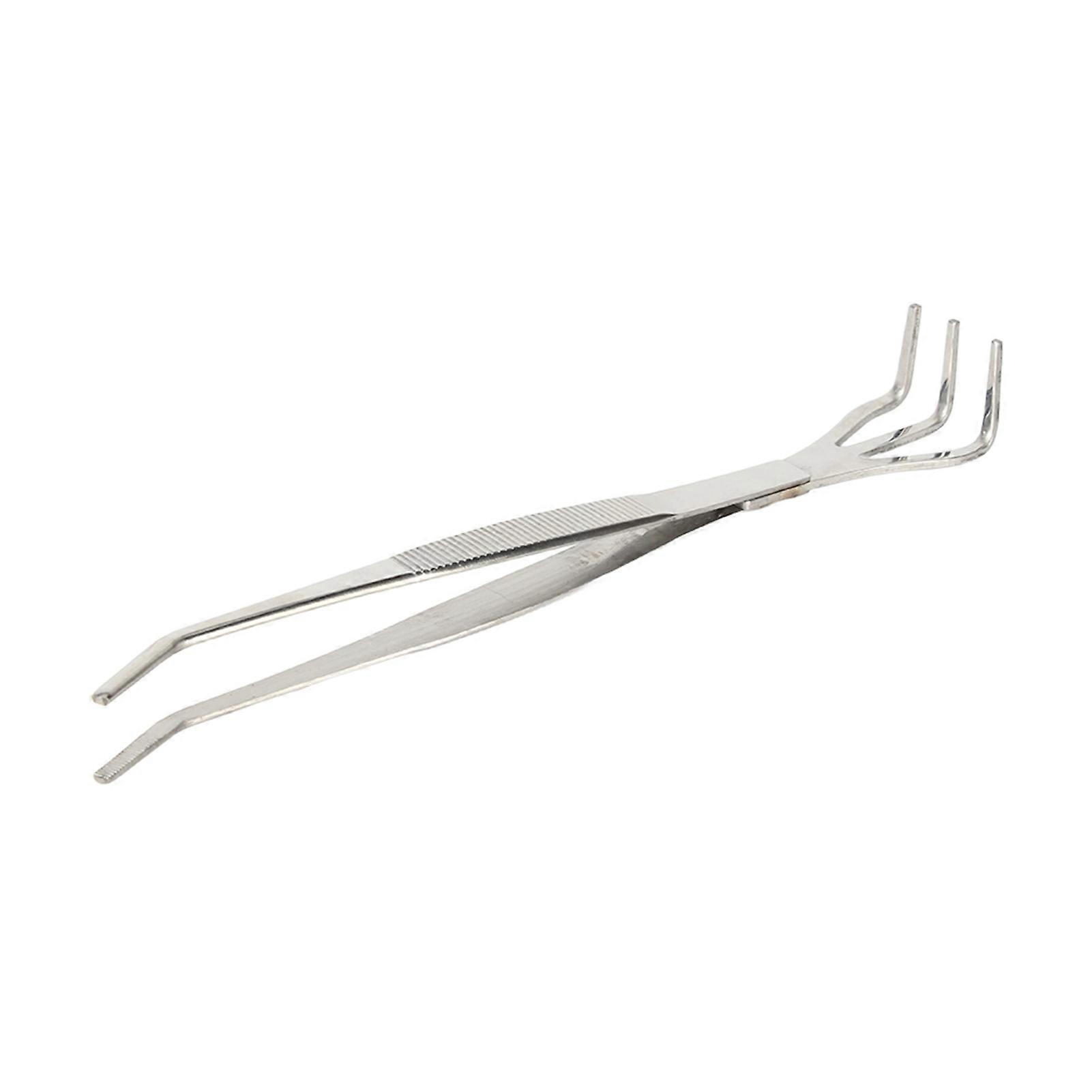 2 in 1 Stainless Steel Garden Bonsai Tool Root Rake Tweezers