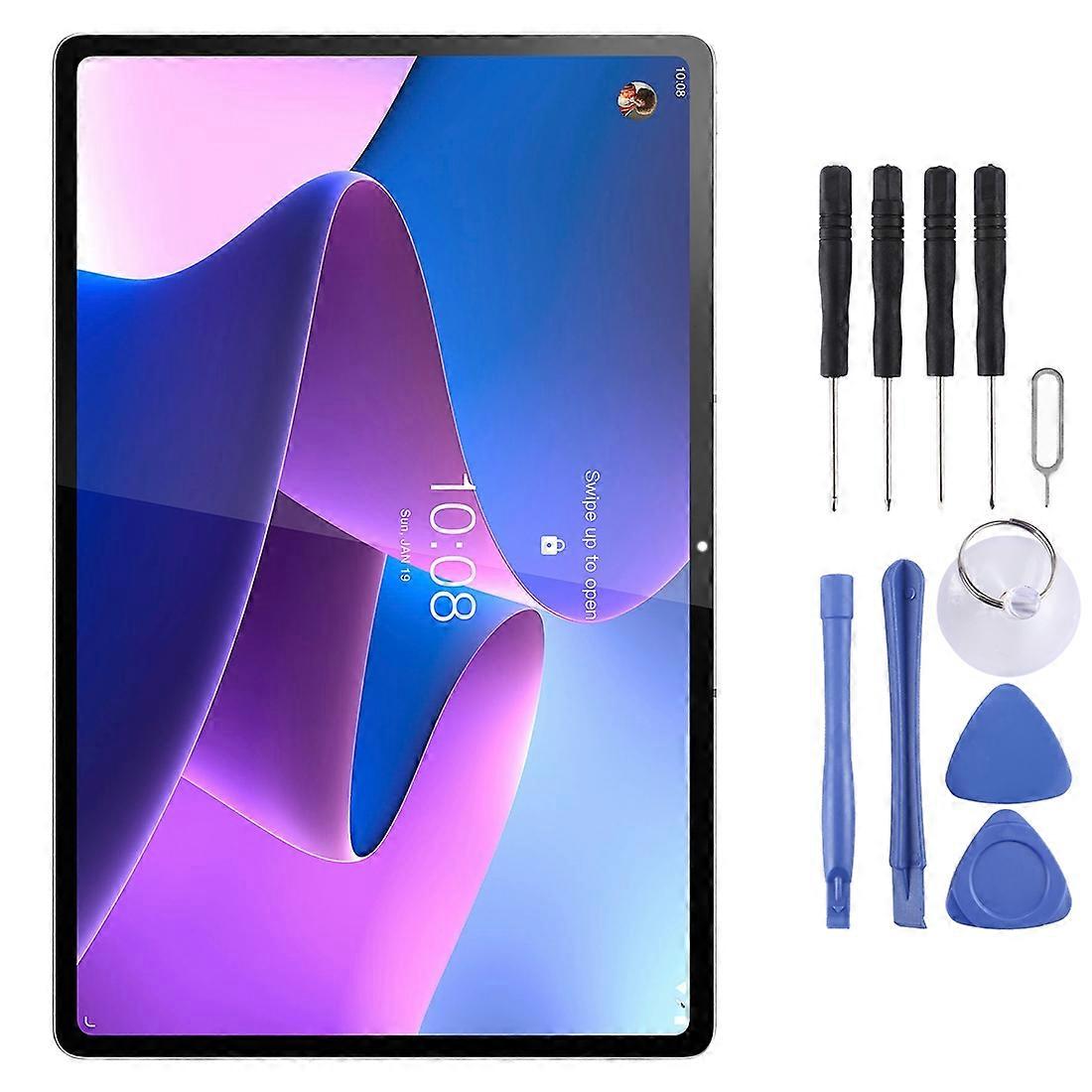 Οθόνη LCD AMOLED για Lenovo Tab P12 Pro 12.6 2021 TB-Q706Z TB-Q706F με πλήρη συναρμολόγηση ψηφιοποίησης (Μαύρο)