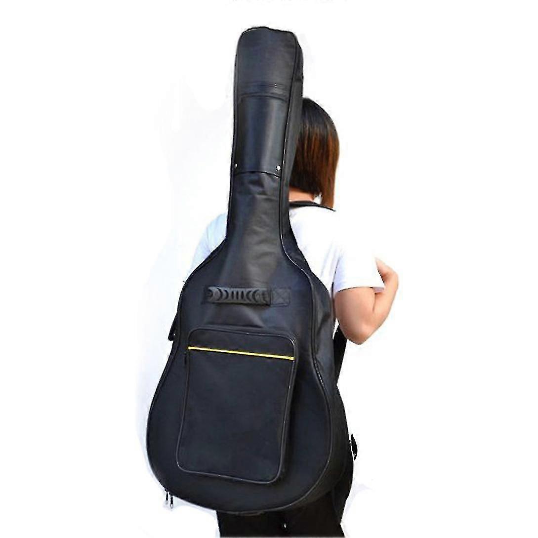 Skyddande Full Storlek Akustisk Klassisk Gitarr Vattentät Vadderad Fodral Gig Bag