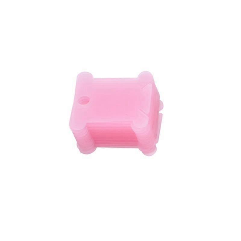 100Pcs Embroidery Floss Craft Thread Bobbin Cross Stitch Storage Holder Plastic
