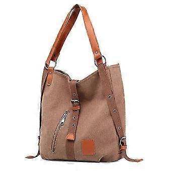 Tote Purse Canvas Borsa a tracolla Borsa Zaino Convertibile Zaino-Yvan