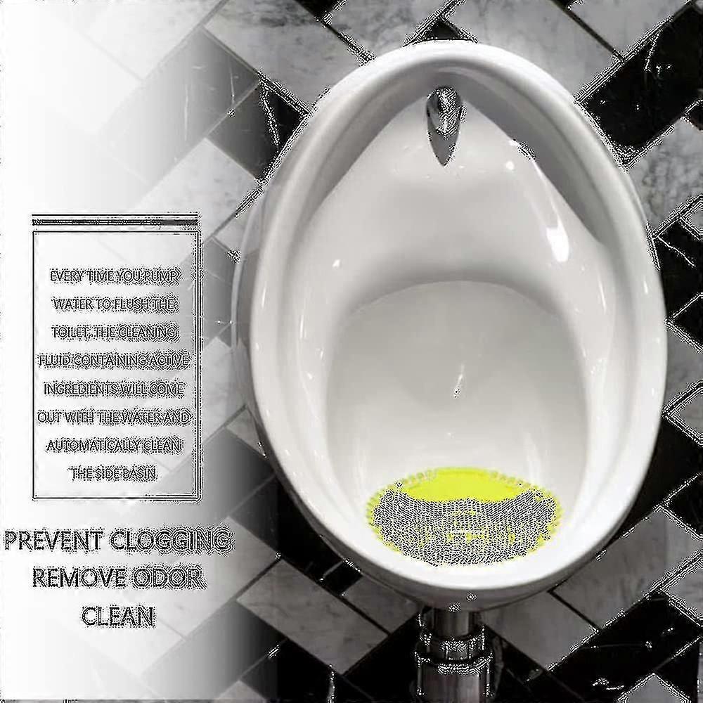 10-pack Urinal Screen & Deodorizer - Urinal Screen, Strong Fragrance, Less Splash, Dirt, Perfumed - JA