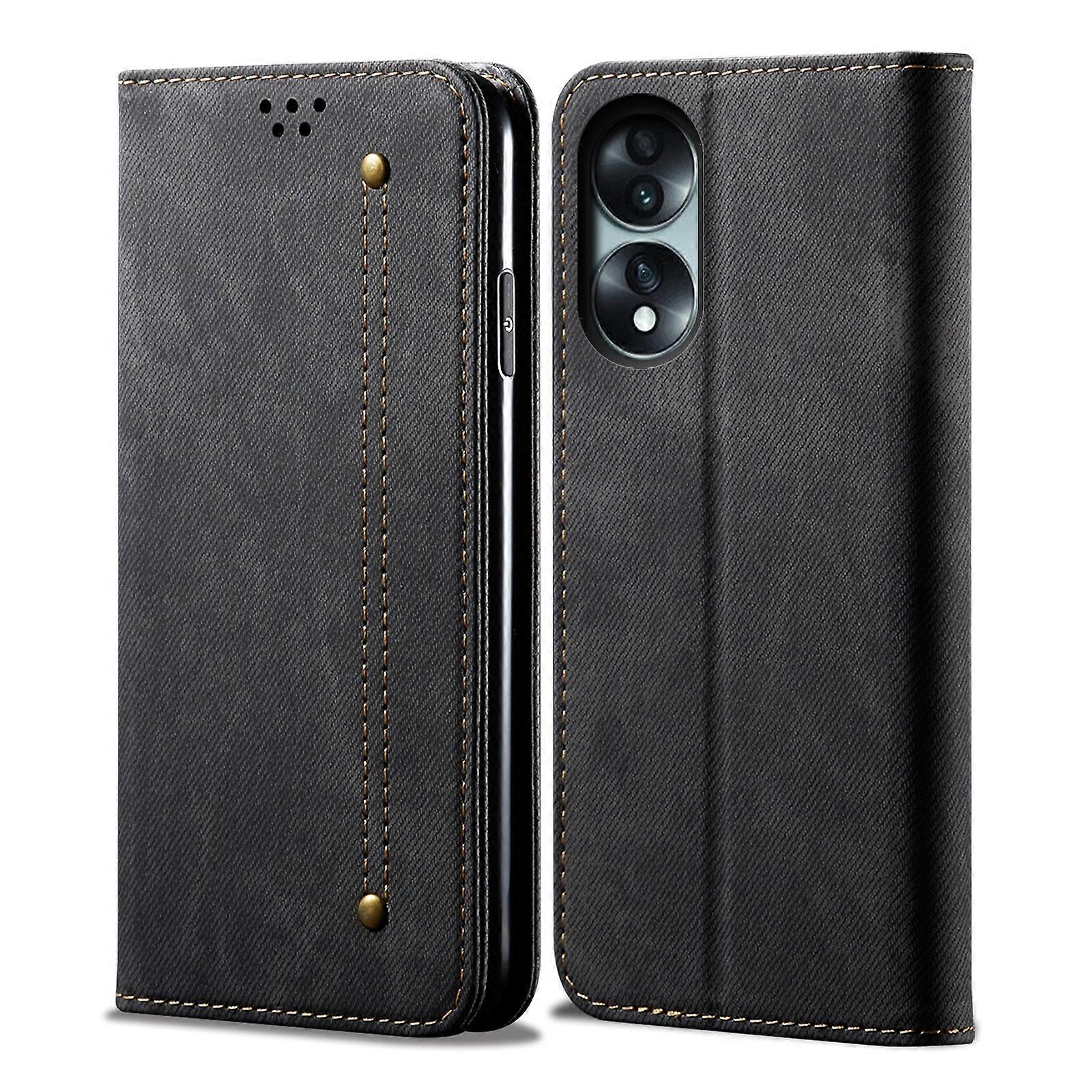 For Honor 70 Denim Texture Flip Leather Phone Case