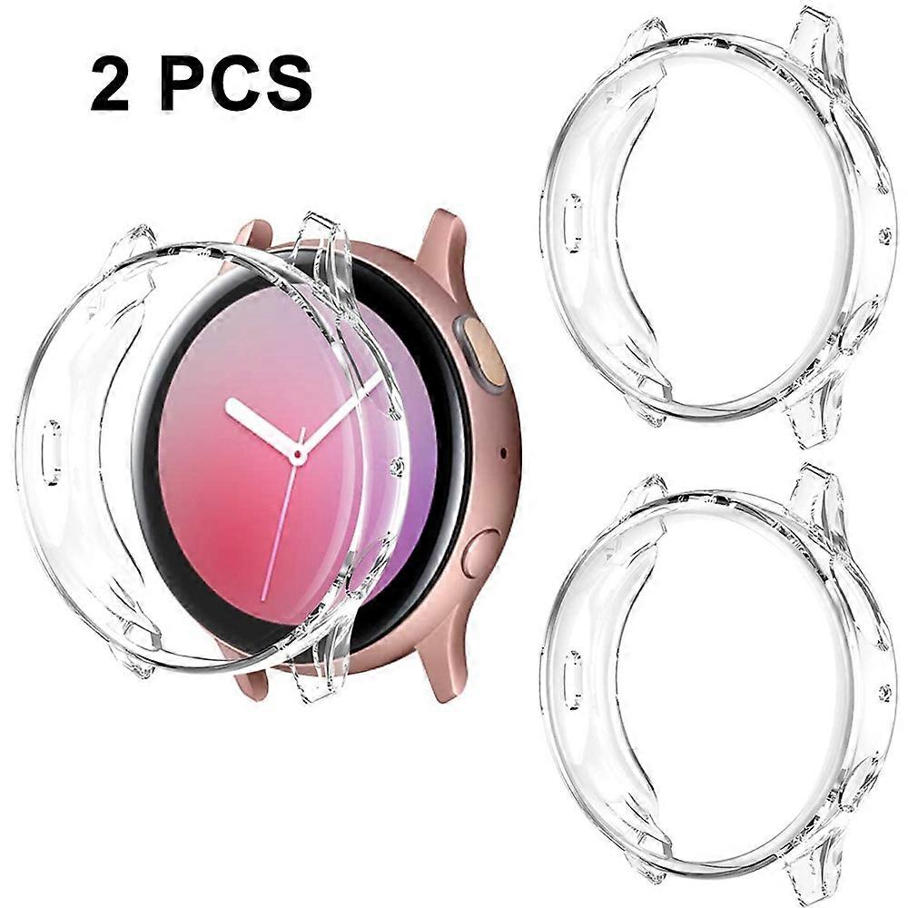 Screen Protector Case, Tpu Bumper For Galaxy Watch Active2, Full Protective Shell, Sensitive Touch, Easy Access To Controls, High Transparency