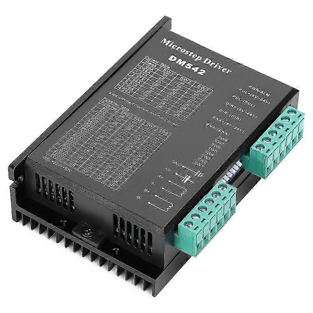 DM542 Stepper Motor Driver, 2-Phase High Subdivision PWM Current Control For Nema 17/23/34