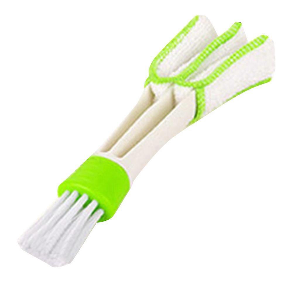 Multifunctional Double Head Cleaning Brush for Window Blinds, Car Air Conditioner, and Dust Removal, Ergonomic Design
