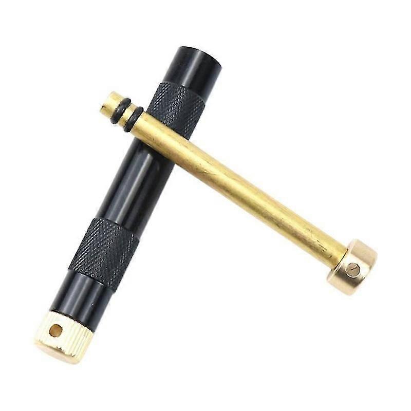 Brass Fire Piston Kit Flame Maker Fire Starter Aluminum Tube Emergency Tools