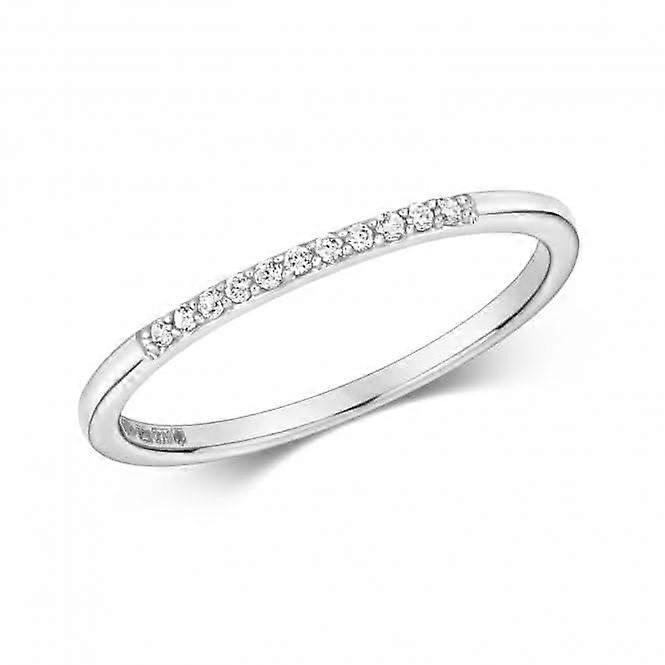Diamond Jewellery 9ct Eternity Ring in White Gold RD803W