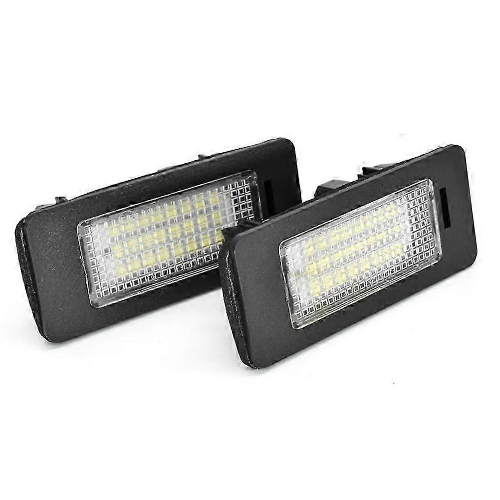 2Pcs LED License Plate Light Plug and Play For BMW 1 3 5 Series E90 E92 E60 E39-Yvan