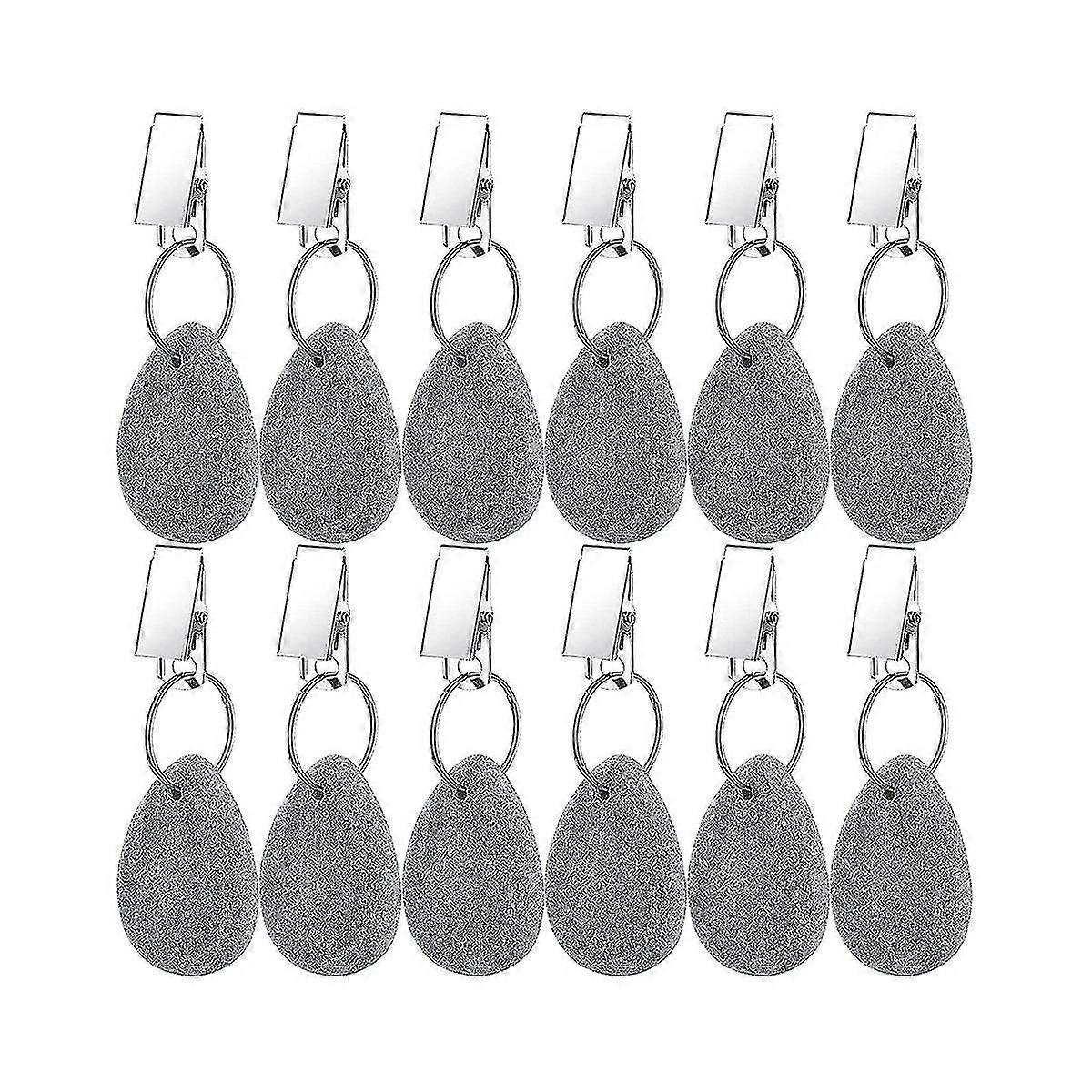 12 Pieces Tablecloth Weights Tablecloth Pendant Teardrop Shape Table Cover Weights Stone Table Weig