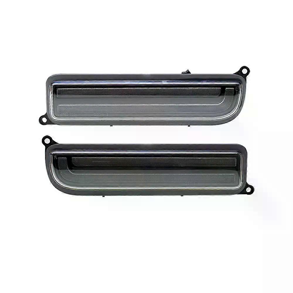 Compatible 2PCS LED Dynamic Front Bumper Side Marker Light for Jeep Cherokee XJ 1997 1998 1999 2000 2001 turn signal light parking light