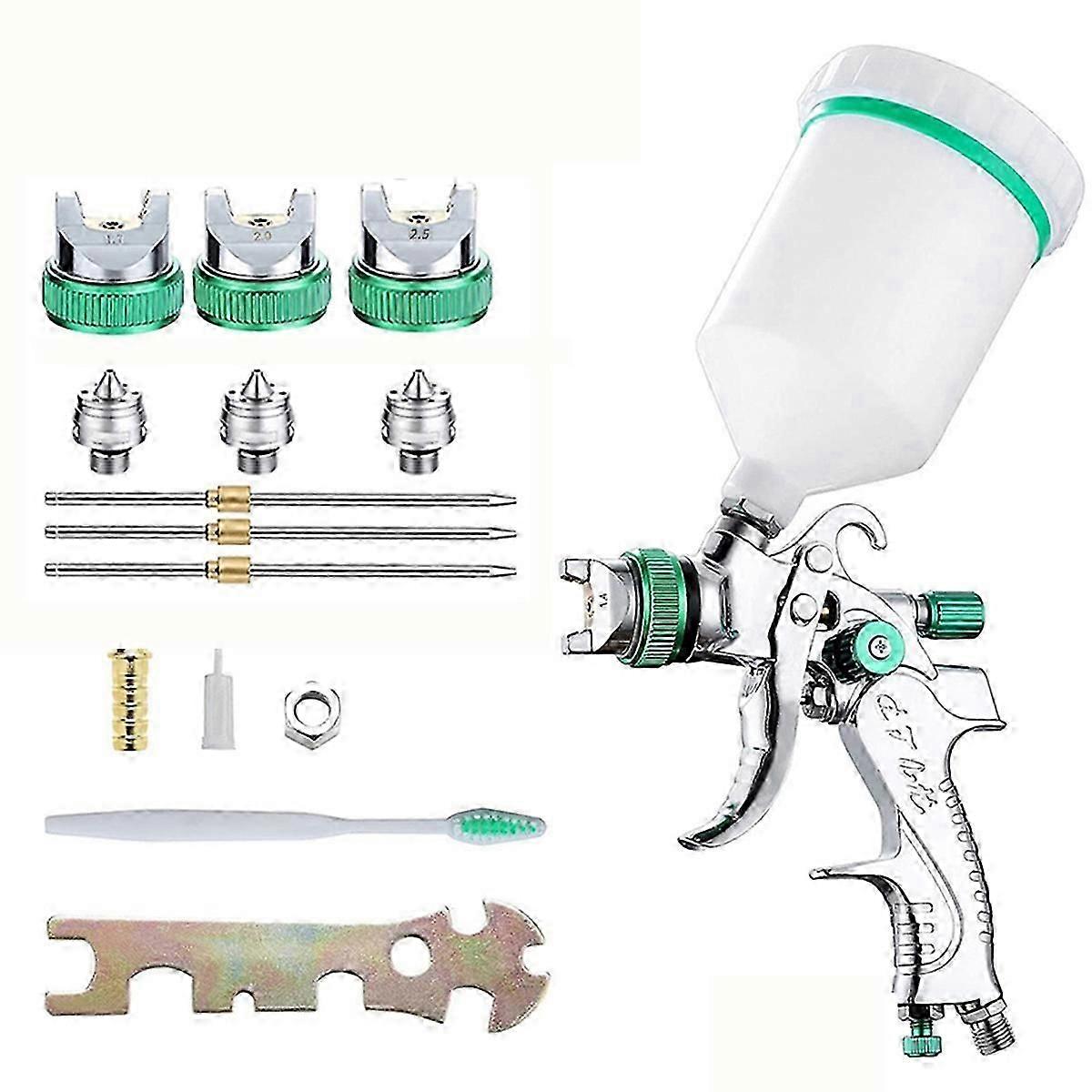 Professional HVLP Tools 1.4/1.7/2.0/2.5 mm Steel Nozzle Tools DIY Paint Kit Portable Car Tools