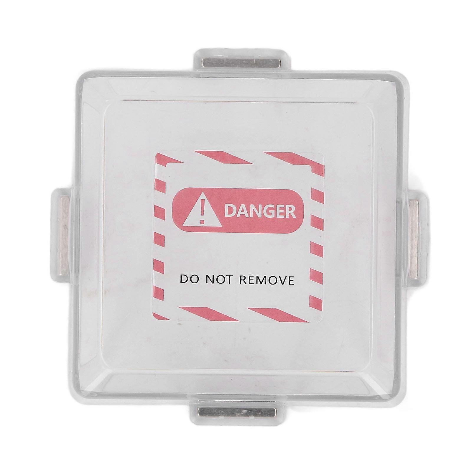 Emergency Stop Protective Cover PC Magnetic Insulated Flame Retardant Power Push Button Switch Cover