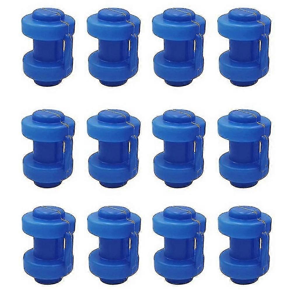 12 Pcs Trampoline Caps 25 Mm,trampoline End Caps For Attaching The Safety Net To The Net Poles Of T