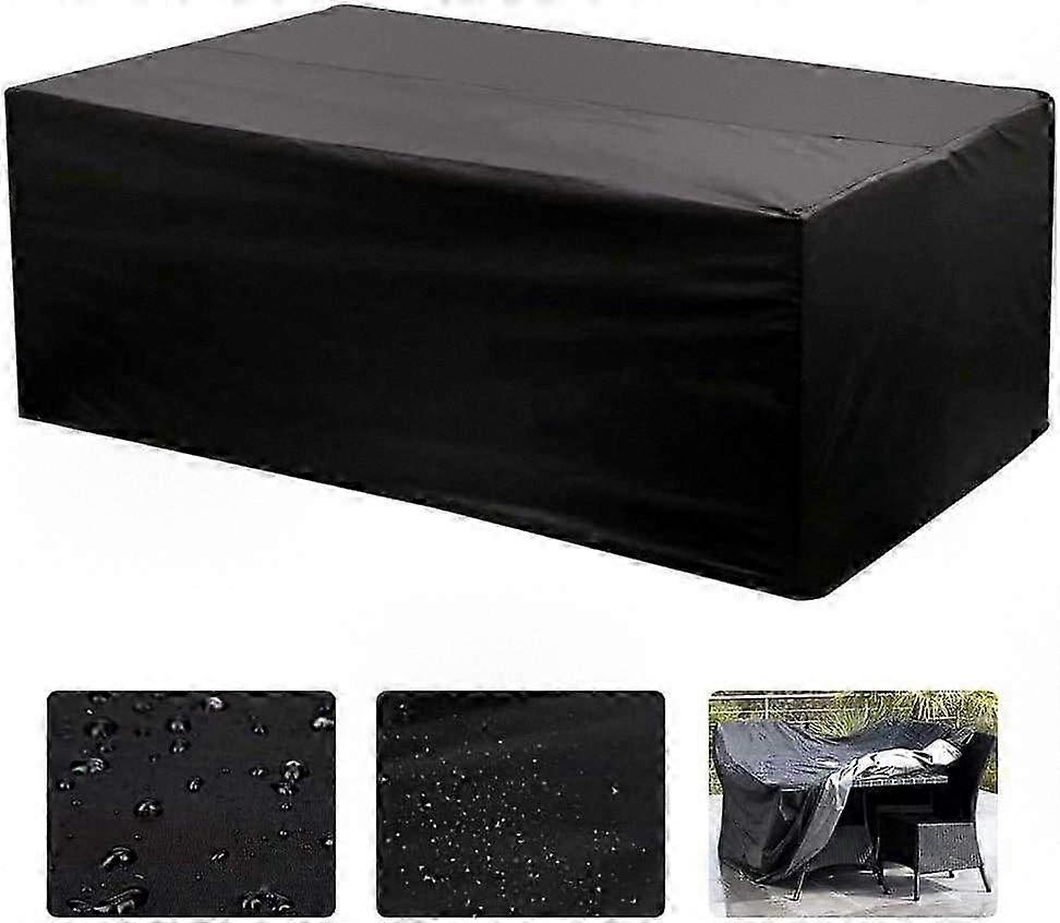 Rectangular Table Cover, UV-Resistant Protector for Outdoor Furniture (213 x 132 x 74cm)