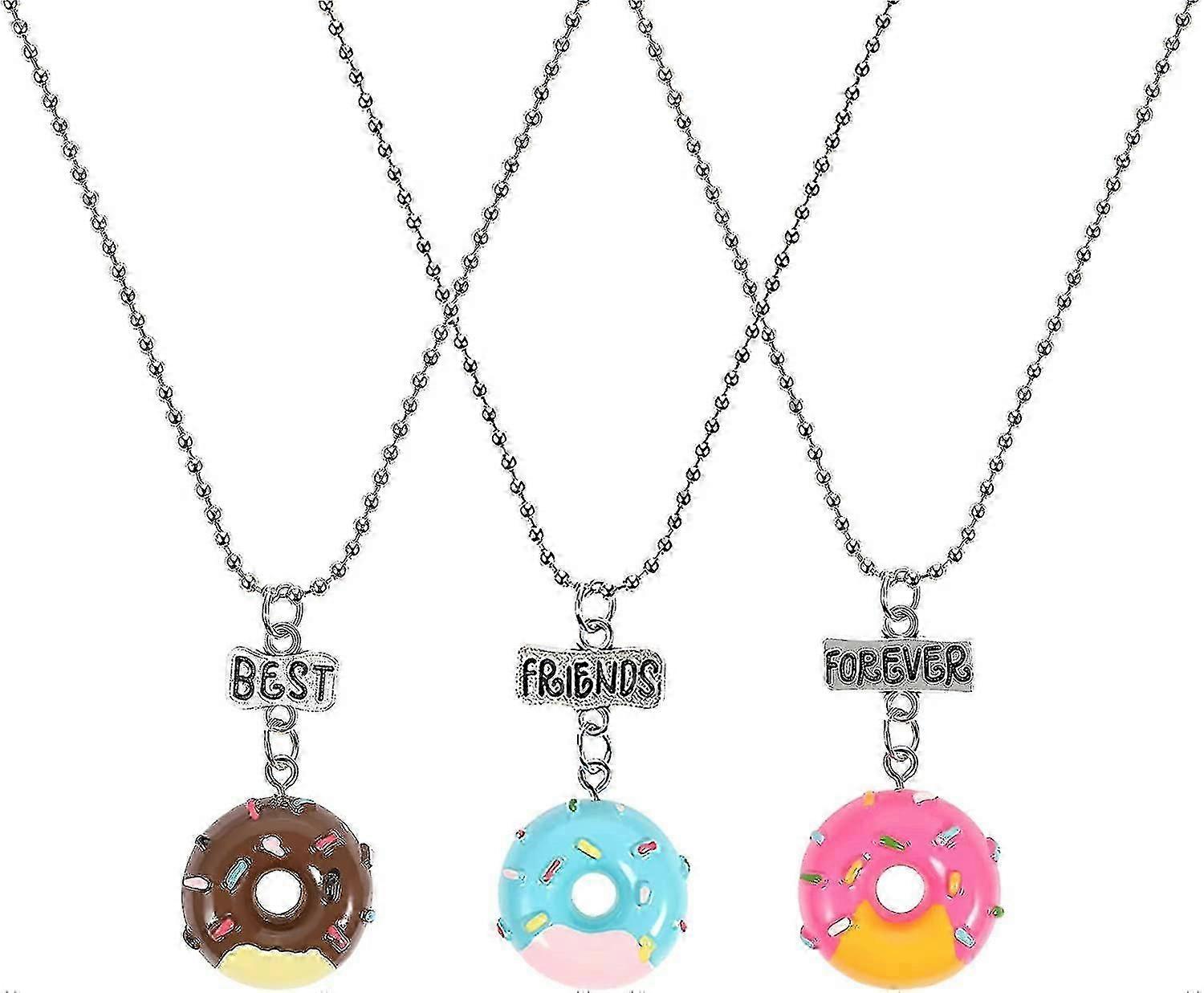 3 Pcs Children's Friendship Necklace Set