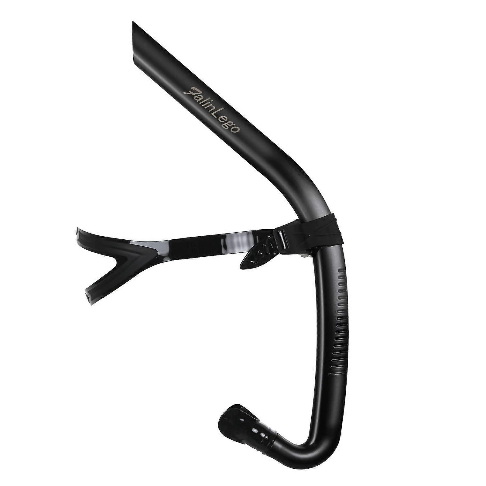 Swim Snorkel for Lap Swimming, Front Mounted Training Snorkel with Comfortable Head Pads and Silicone Mouthpiece for Adults