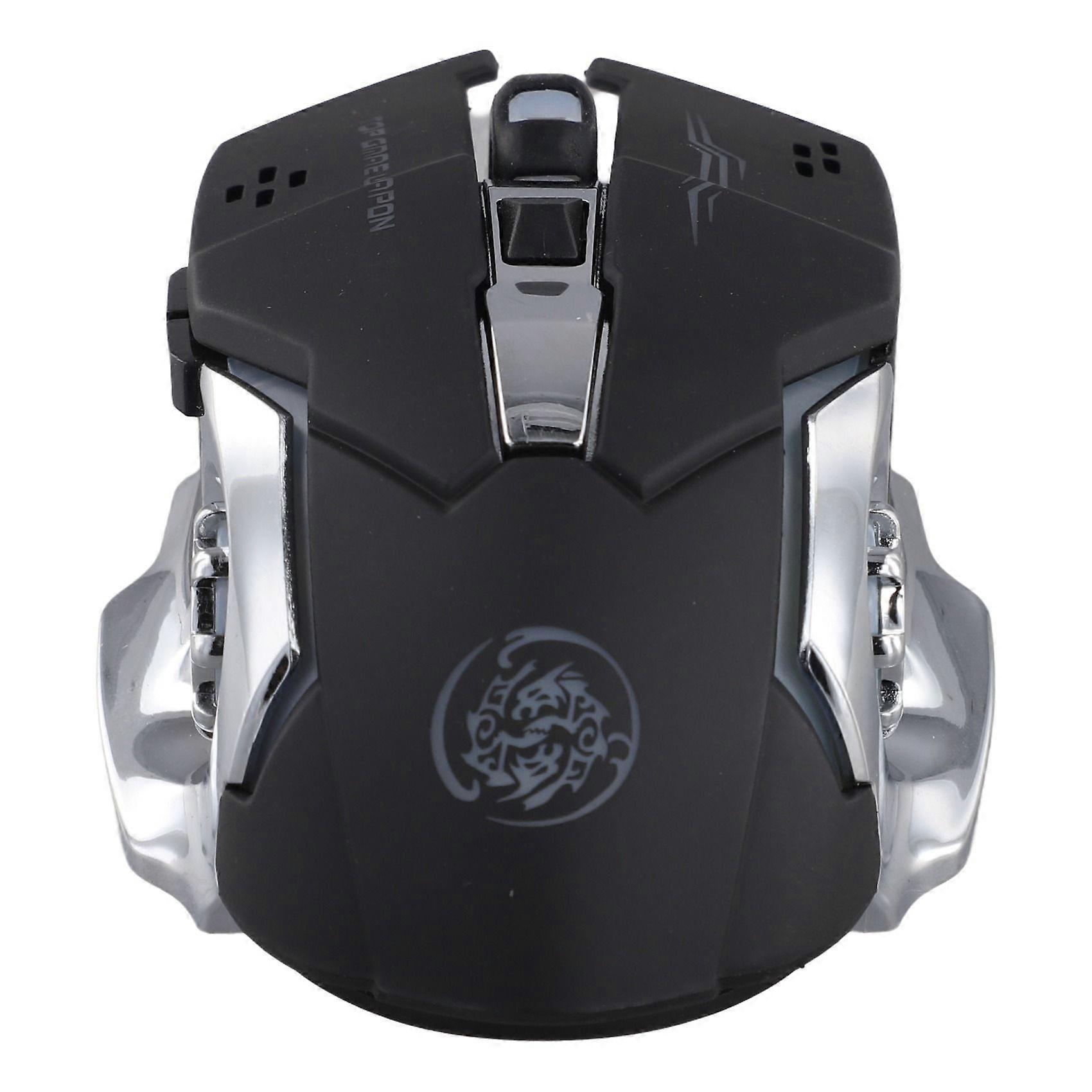 Wireless Silent Mouse Bluetooth Dual Mode Design, 2.4G Dual Mode Rechargeable Optical Mouse for Lap