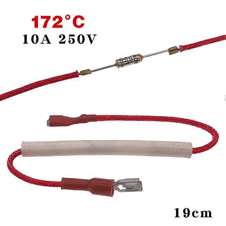 Practical Rice Cooker Temperature Fuse 172℃ 10A 250V Thermal Fuse for Electric Pressure Cooker Repair Part