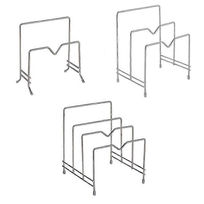 Rack Shelf Stand Multi Layer Space Saving Rustproof Cutting Board Practical Kitchen Organizer Pot Lid Holder Iron Art Home