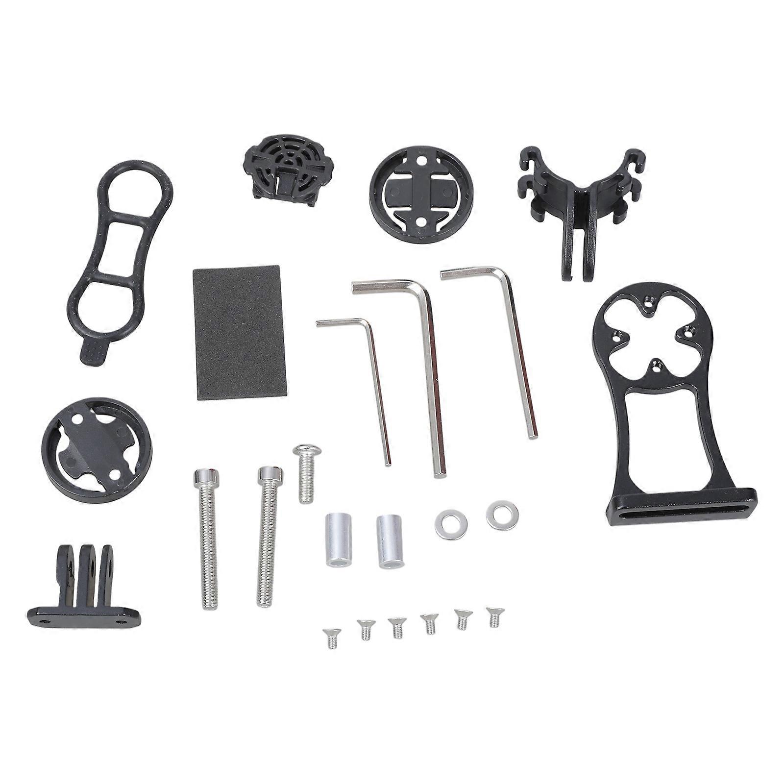 Mountain Bicycles Extension Holder Computer Extended Mount Front Bicycles Computer Mount Adjustable Mount for Cycling  Black